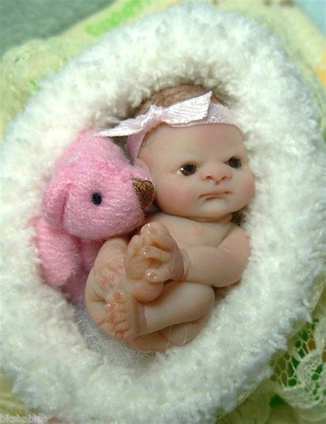 Polymer Clay Clay Baby Baby Dolls Baby Girl Art
