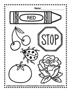 Color Pink Coloring Pages