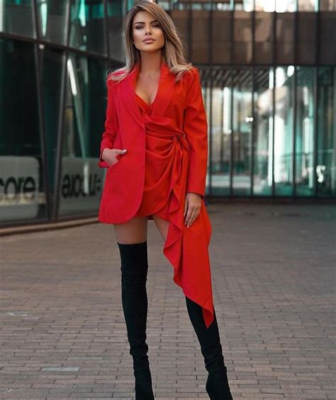Instagram Red Dress Dresses Beautiful Fashion