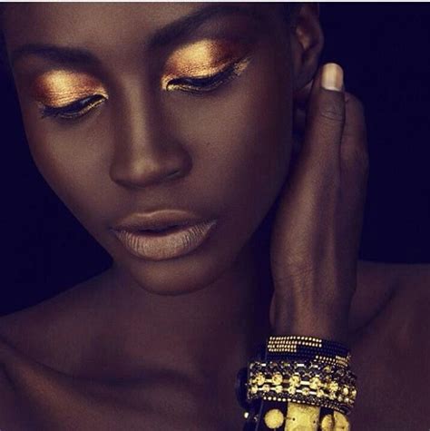 23 Great Make Up Looks For Black Womens Skin Styles Weekly Gold
