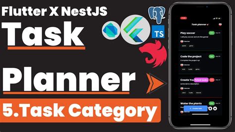 5task Planner Task Category🔥 Flutter Task Planner App With Custom