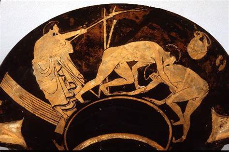 Wrestling Ancient Olympics Athens Greece