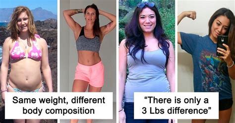 People Are Sharing Photos Of Themselves Weighing The Same But Looking