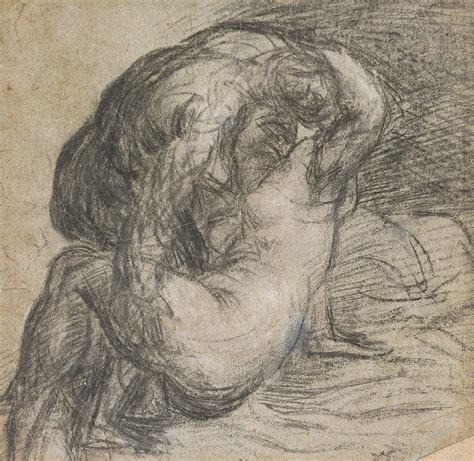 Couple In An Embrace Drawing By Titian