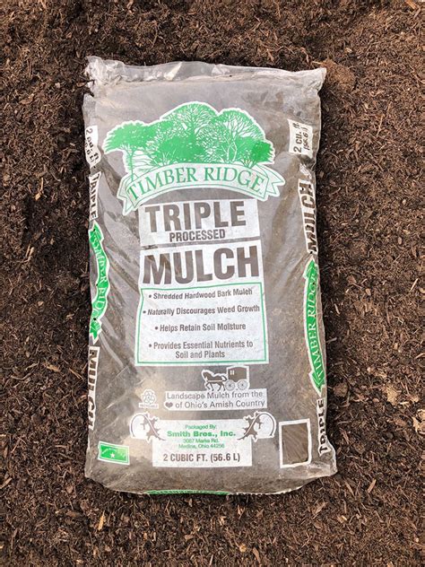 Timber Ridge Triple Processed Bark Mulch 2 Cubic Foot Bag Smith