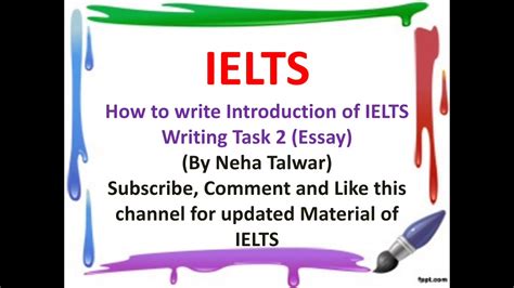 How To Write The Introduction For Ielts Writing Task 2 Vrogue