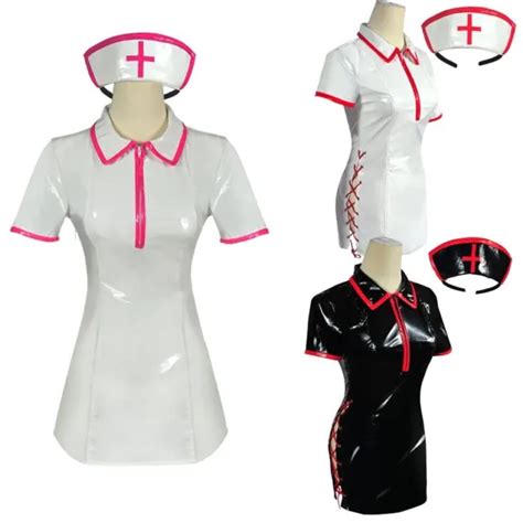CHAINSAW MAN COSPLAY Costume Makima Nurse Uniform Artificial Dresses Nurse Cap EUR