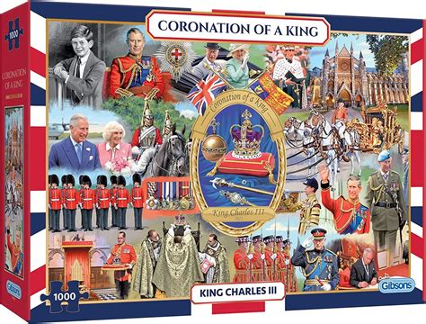 Gibsons Coronation Of A King King Charles Iii Jigsaw Puzzle 1000 Pi