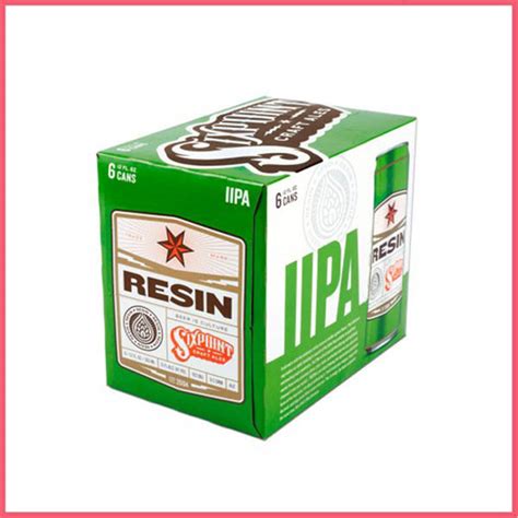 Custom Printed Corrugated Paper Beer Box 6 Bottles Beer Cardboard Boxes