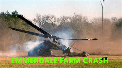 Emmerdale Farm Helicopter Crash Remix Youtube