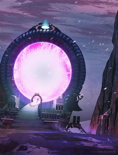 The Portal Steve Palmerton Portal Art Sci Fi Concept Art Fantasy City