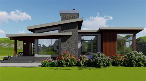 3 Bedroom Modern Icf House Plan With Daylight Basement