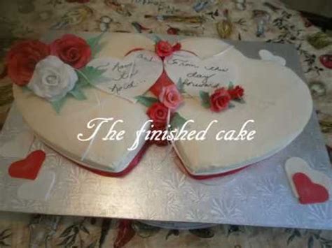 We love all the texture in the buttercream. Heart cake - YouTube