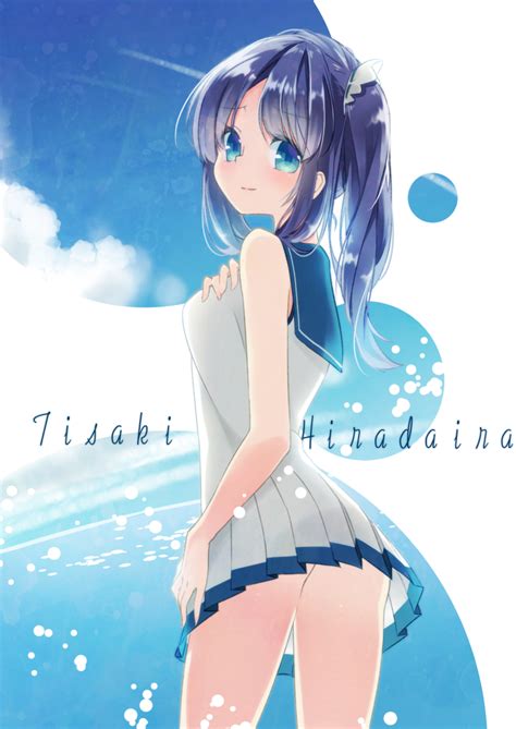 Tika Mika4975 Hiradaira Chisaki Nagi No Asukara Highres 10s 1girl Blue Eyes Blue Hair