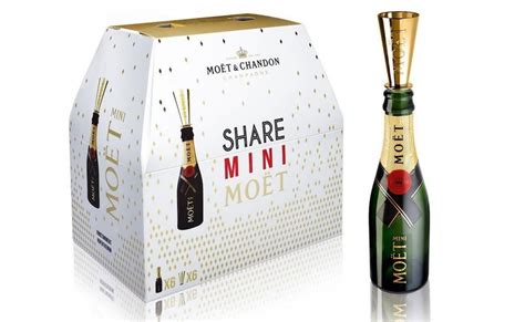 Moët And Chandon Releases The Moët Mini Share Six Pack Champagne Bottles