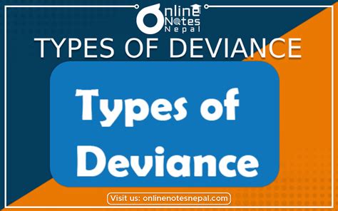 Types Of Deviance Online Notes Nepal