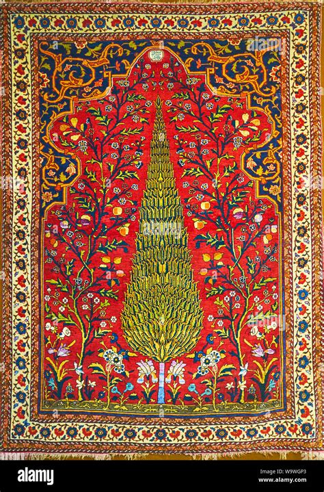 Tehran Iran October 25 2017 The Medieval Persian Garden Carpet