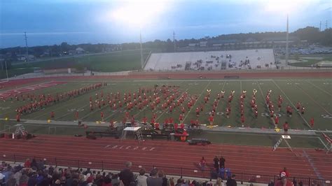 East Kentwood Marching Band 2014 First Show Youtube