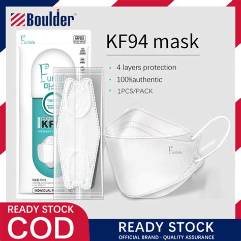 100pcs kf94 face mask fda approved washable 3d face mask korea style non woven protection filter