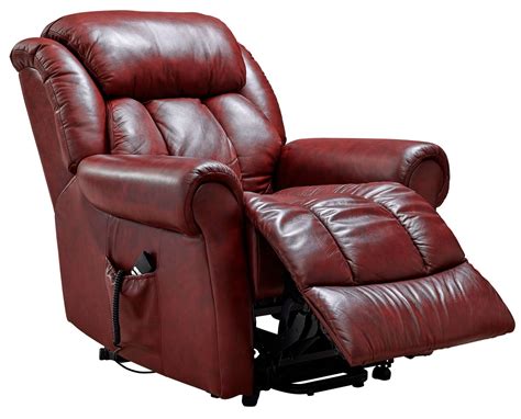 Black leather riser recliner mobility chair which has twin motors. Wiltshire Top Grain Genuine Chestnut Leather Riser ...