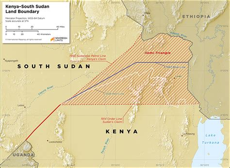 Kenyasouth Sudan Land Boundary Sovereign Limits