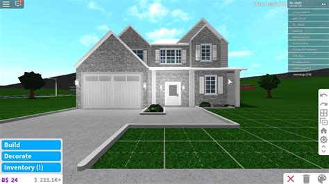 How To Build A Modern House In Bloxburg 2 Story Design Talk
