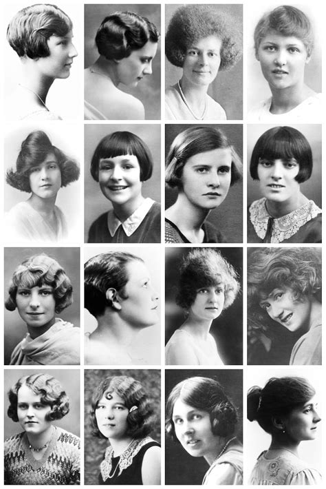 From The Bob To Finger Waves Vintage Photographs Depict Some Of