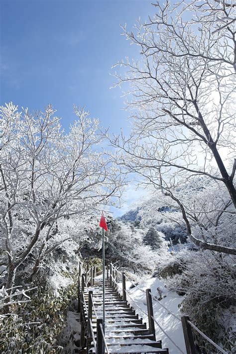 Winter Snow Mountain Jeju Island · Free Photo On Pixabay