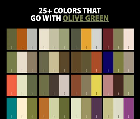 25 Best Colors That Go With Olive Green Color Palettes Creativebooster