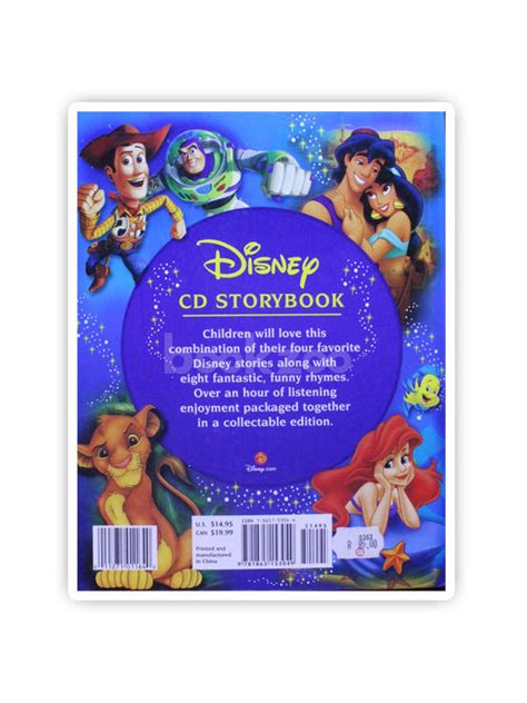 Buy Disney Cd Storybook The Lion King The Little Mermaid Toy Story