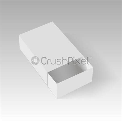 Blank Of Opened Paper Or Cardboard Box Template Vector Illustration Stock Vector Crushpixel