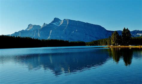 Two Jack Lake Banff National Park Alberta Canada Mountains