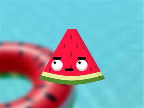 Looking At The Internet Bored Watermelon Design By Darsh Yadav On