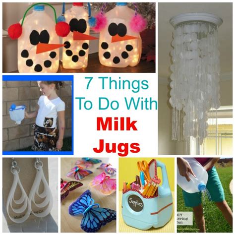 7 Things To Do With Milk Jugs Recycled Crafts