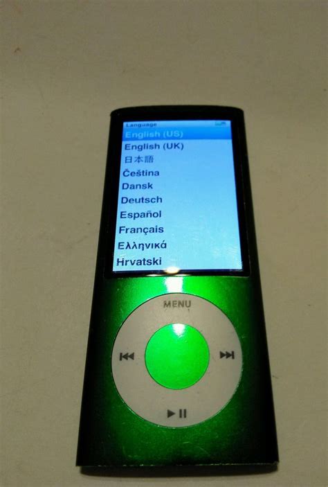 Apple Ipod Nano 5th Generation Green 8 Gb For Sale Online Ebay