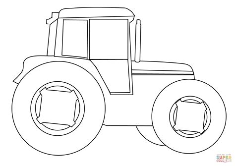 Farm Tractor Coloring Page Free Printable Coloring Pages