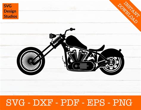 Chopper Svg Motorcycle Svg Harley Svg Leather Etching File Cut File