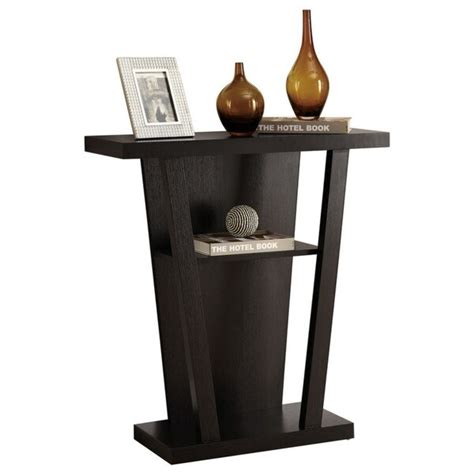 Offex Cappuccino 32 L Hall Console Accent Table Overstock 31492172