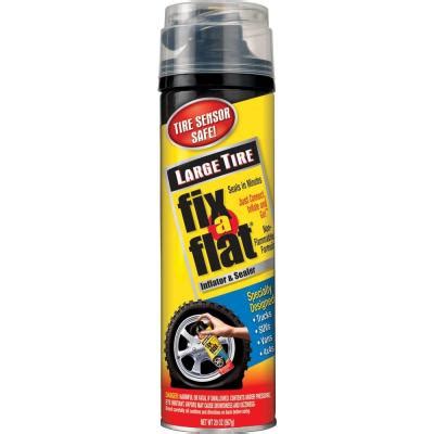 But don't let that keep you off the road! Fix-A-Flat 20 oz. Tire Inflator-S430 - The Home Depot