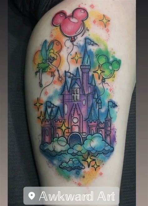 Disney Castle Tattoo Disney Sleeve Tattoos Disney Tattoos Tiny