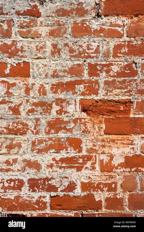 Damaged Red Brick Wall High Resolution Stock Photography And Images Alamy