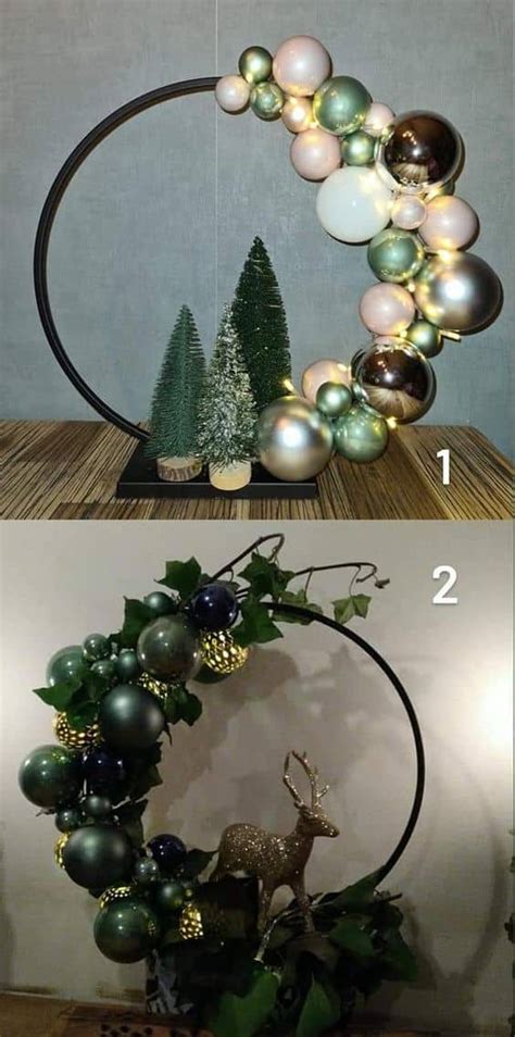 50 Diy Christmas Hula Hoop Decoration Ideas To Make Your Home Sparkle