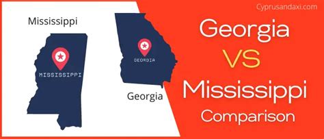 Georgia Vs Mississippi Statistical Comparison