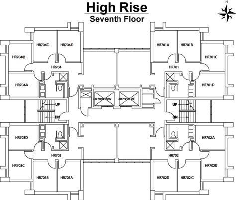 High Rise Building Floor Plan