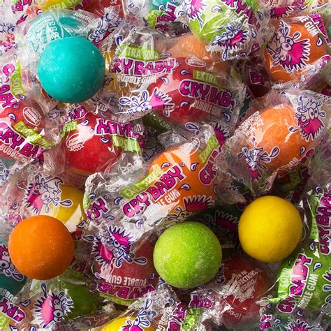 Bulk Cry Baby Extra Sour Bubble Gumballs Bulk Candy • Oh Nuts®