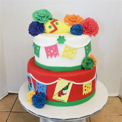 Loteria Mexican Cake