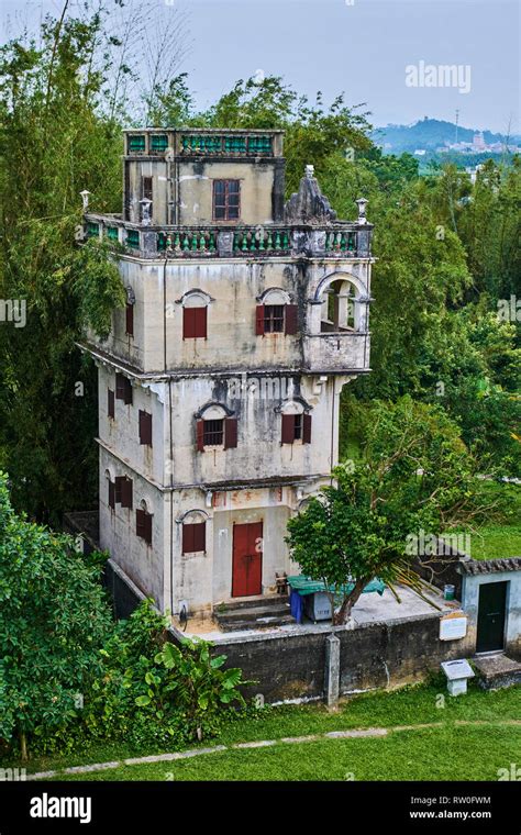 China Guangdong Kaiping Unesco World Heritage Zili Village The