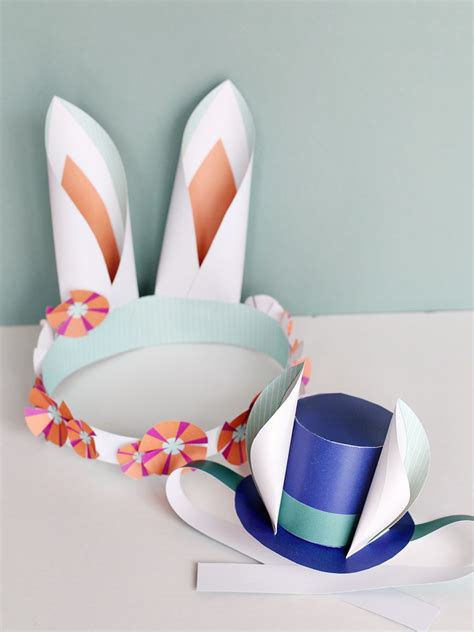 Bunny Ears And Top Hat Set Easter Crafts For Kids Easter