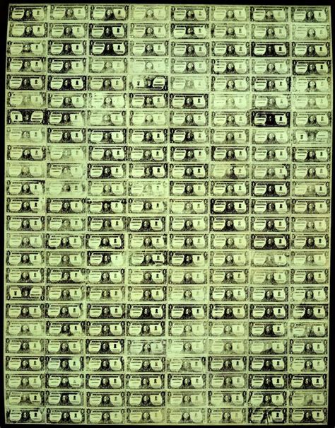 Andy Warhol 200 One Dollar Bills Andy Warhol 192 One Dollar Bills