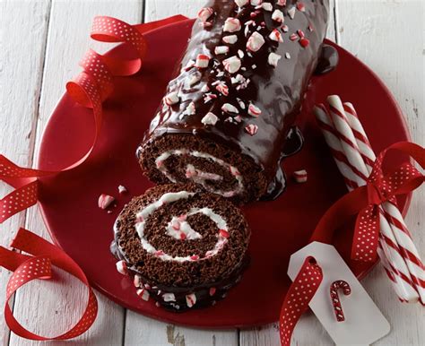 Chocolate Peppermint Cake Roll Recipe Daisy Brand